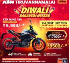 KTM 160 Duke Price ₹1.70 Lakh and get exclusive Diwali offers today!